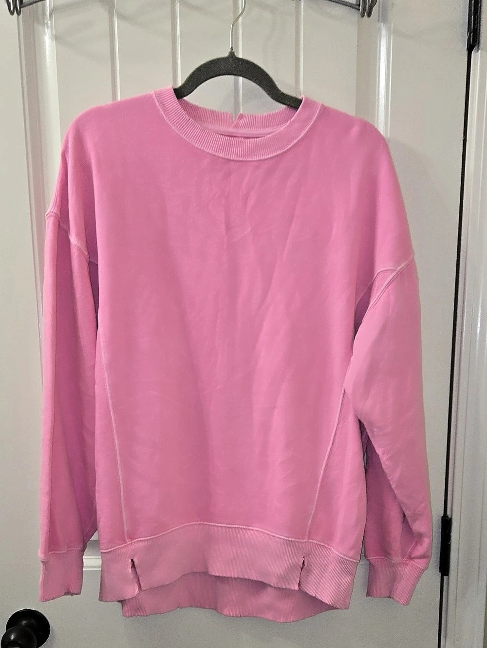 Aerie Oversized Pink Crewneck Sweatshirt Size XS